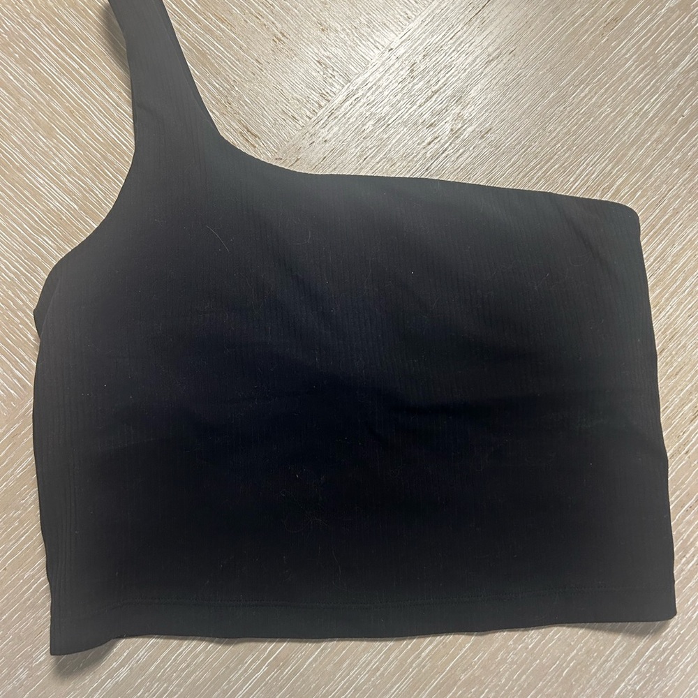 lululemon athletica Black One-Shoulder Tank Top